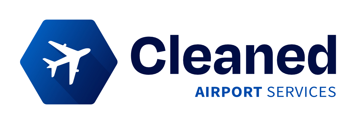 Cleaned Airport Services — Logotipo oficial de la división aeroportuaria de Cleaned Services